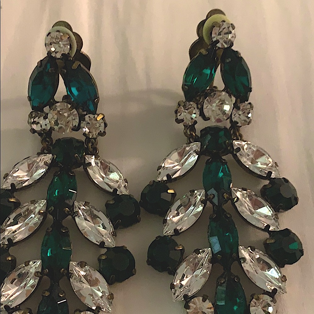 Badgley Mischka Couture Earring Chandelier 75$